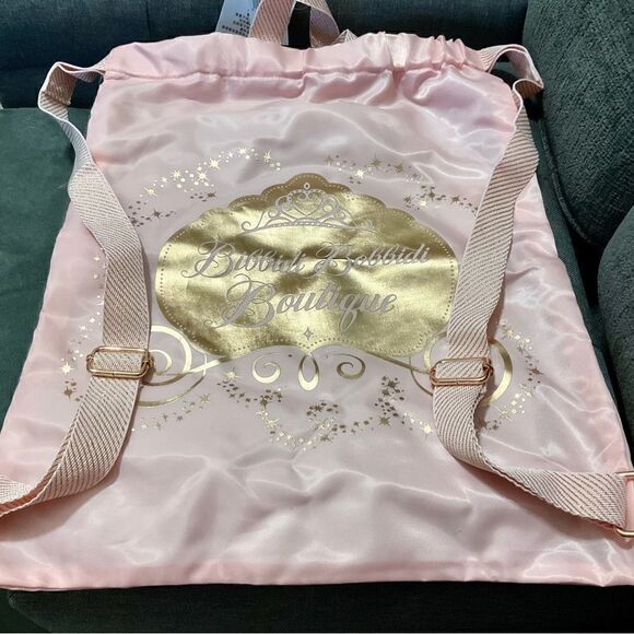 Disney Other - Disney Parks Backpack Bibbidi Bobbidi Boutique Pink Gold Bag/Backpack.